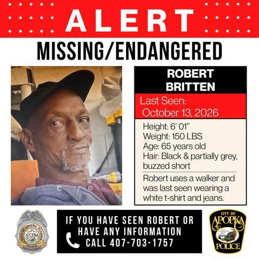 Apopka police searching for missing, endangered 65-year-old man — WESH 2 Orlando, Altamonte Springs Community news
