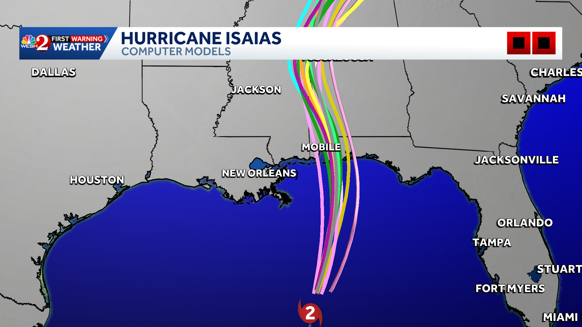 Hurricane Isaias: Maps, spaghetti models — WESH 2 Orlando, Altamonte Springs Community news