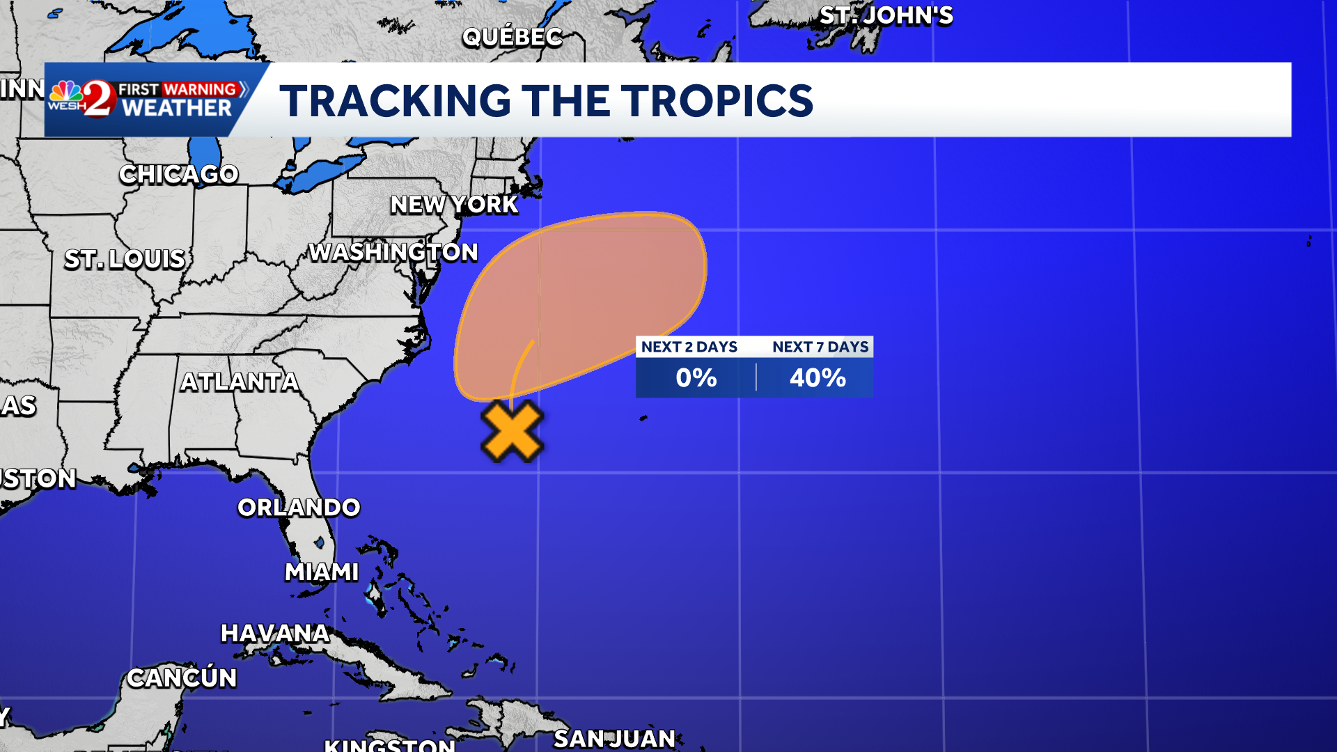 Disturbance off Southeast coast could bring dangerous surf, flooding, NHC says — WESH 2 Orlando