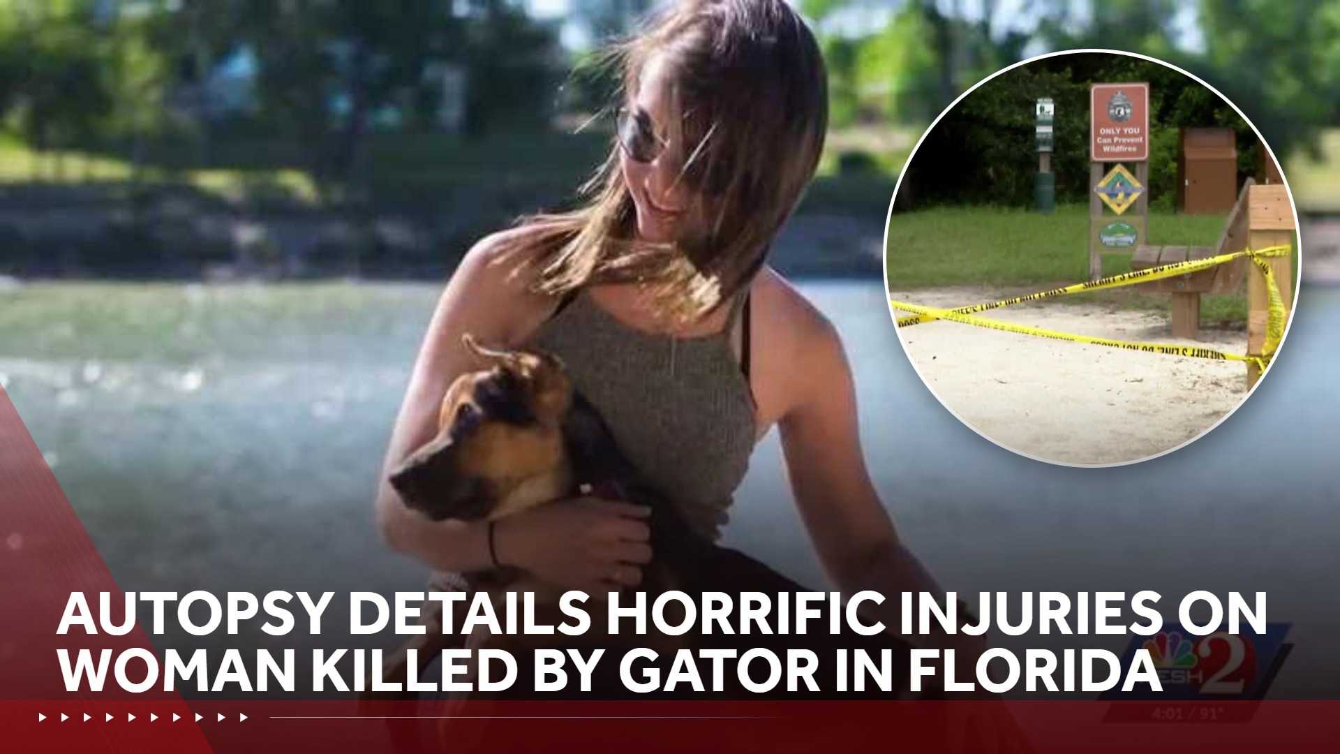 Autopsy details horrific injuries on woman attacked by gator in Florida river  — WESH 2 Orlando