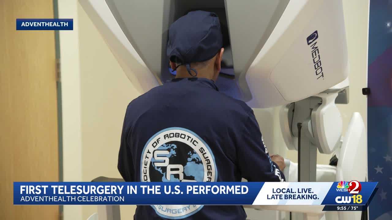 AdventHealth celebrates first robotic telesurgery in the U.S. — Altamonte Springs Health news