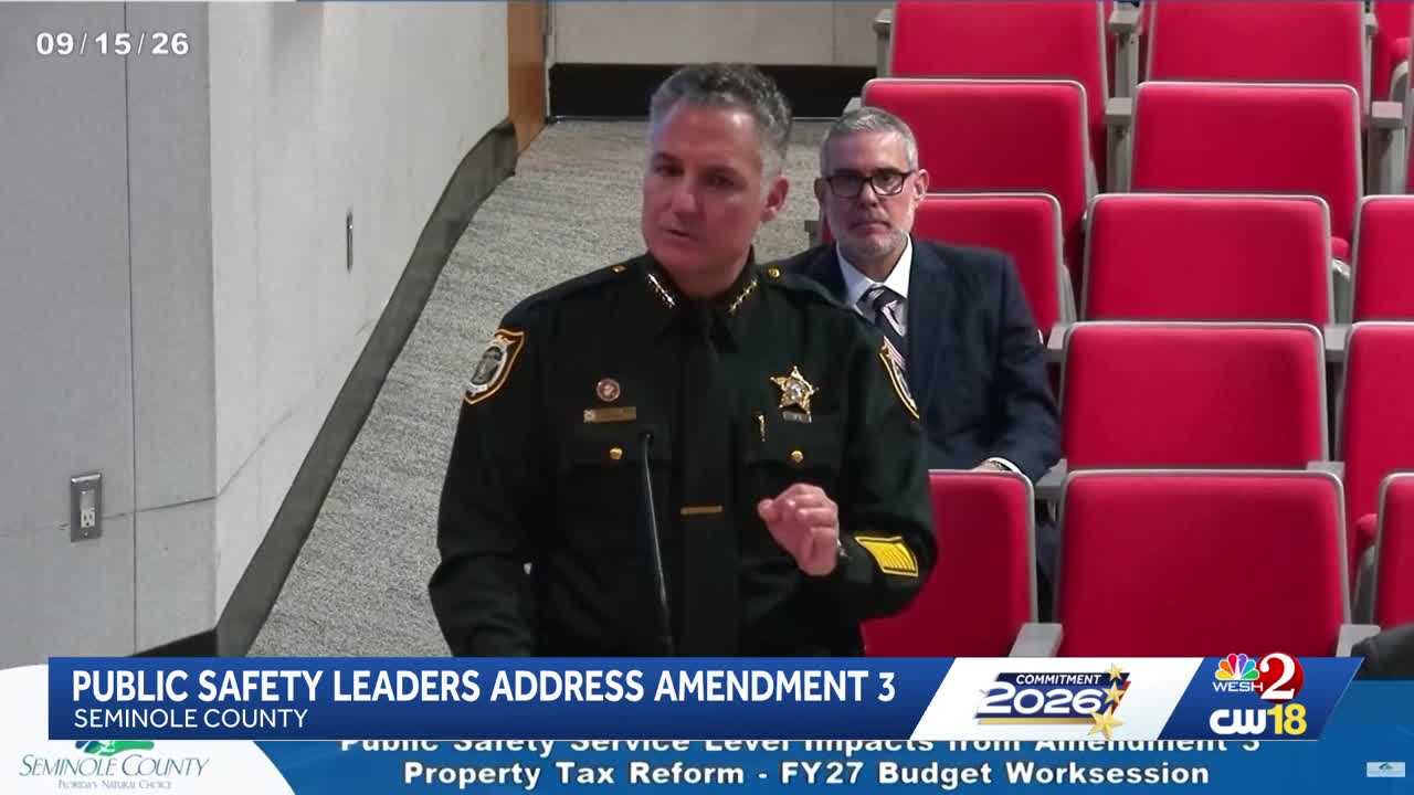 Seminole County public safety leaders warn Amendment 3 could cost jobs, delay 911 response — WESH 2 Orlando, Altamonte Springs Community news