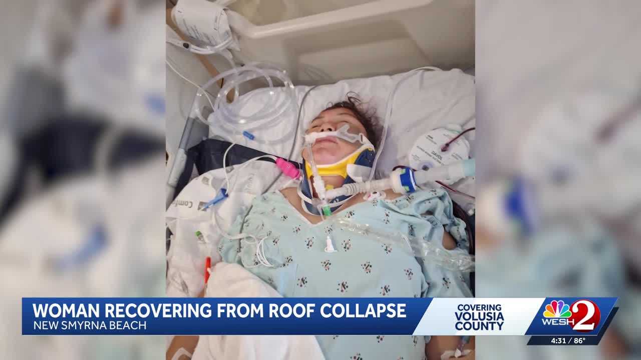 Mother of 2 recovering after roof collapse in New Smyrna Beach — WESH 2 Local Orlando, Altamonte Springs Community news