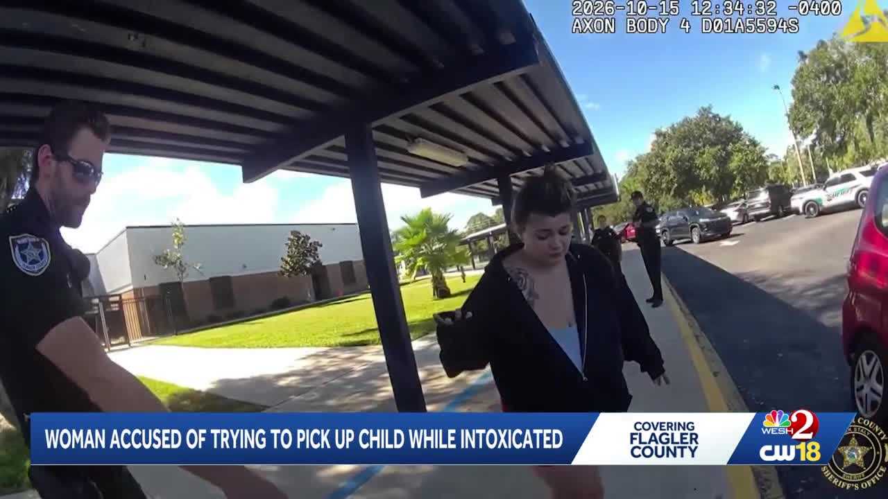 Flagler County woman accused of trying to pick child up while intoxicated — WESH 2 Orlando, Altamonte Springs Schools news