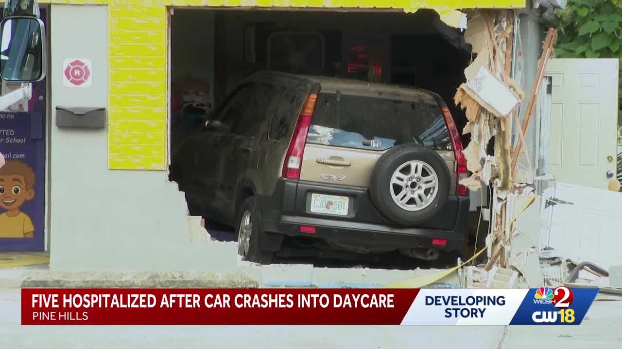 3 children among 5 hospitalized after SUV crashes into Pine Hills daycare, FHP says — WESH 2 Orlando, Altamonte Springs Health news
