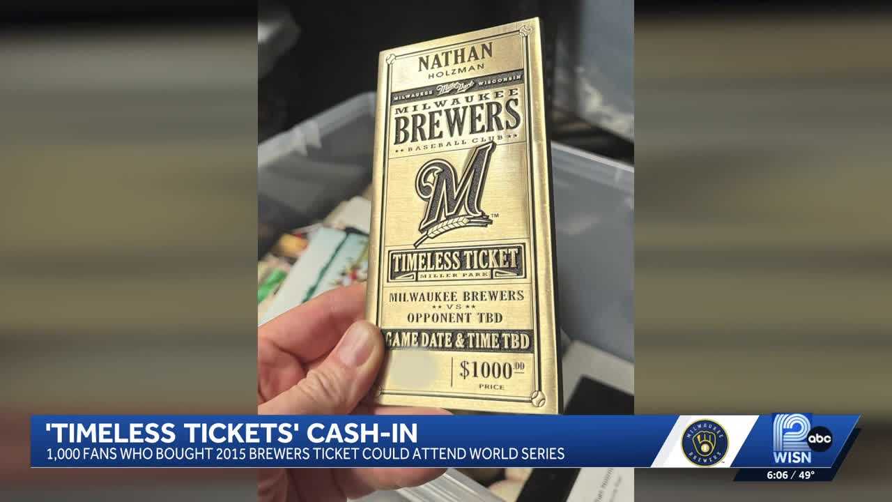 Brewers fan hopes 'Timeless Ticket' secures World Series seat — WESH 2 Orlando, Altamonte Springs Sports news