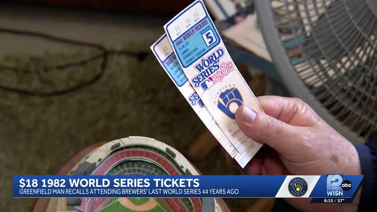 Brewers fan holds onto 1982 World Series ticket stub for 44 years — WESH 2 Orlando, Altamonte Springs Community news