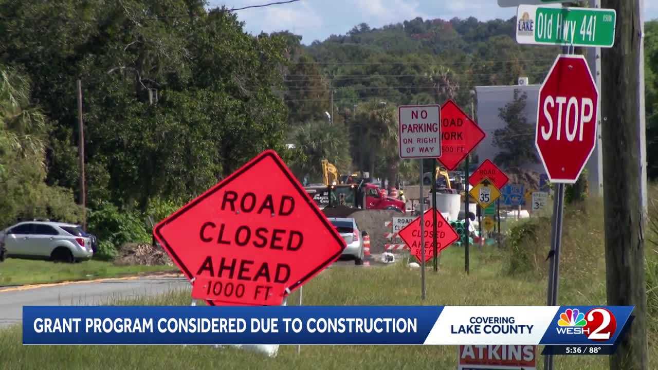 Lake County considers grants for businesses affected by roundabout construction — WESH 2 Orlando, Altamonte Springs Government news
