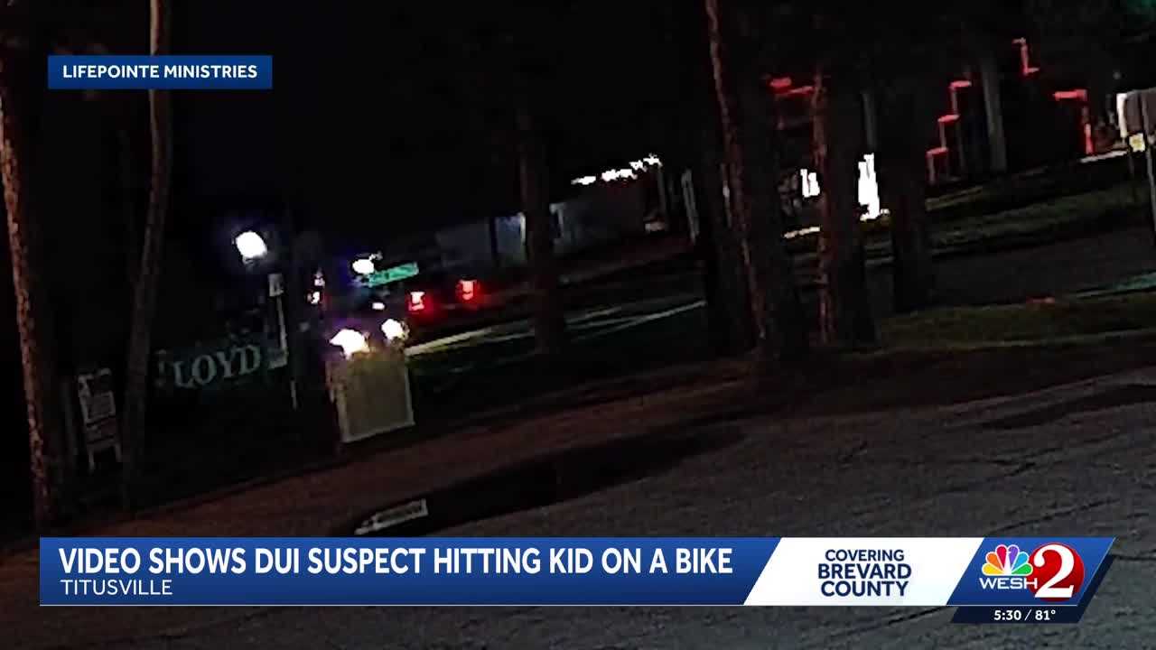 New video shows DUI suspect hit kid on bike in Titusville — WESH 2 Orlando, Altamonte Springs Community news
