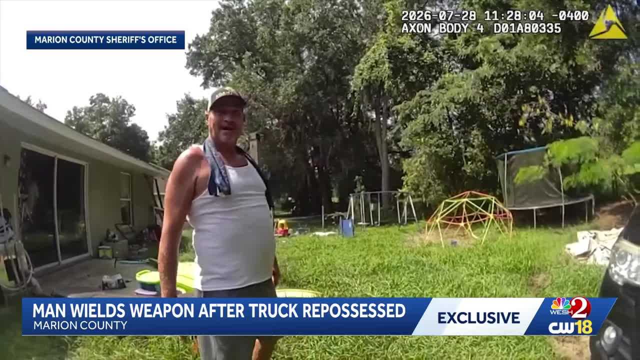 Florida man accused of wielding weapon after truck repossessed — WESH 2 Orlando, Altamonte Springs Community news