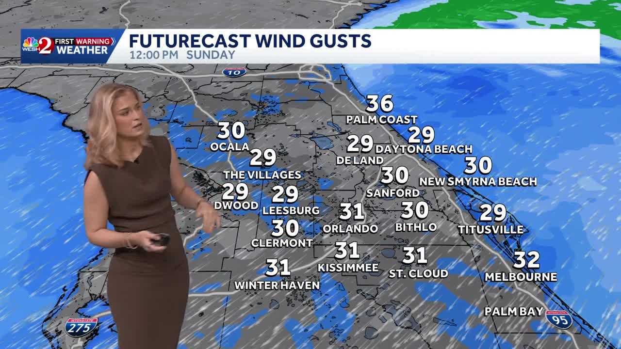 Showers and windy conditions to end the weekend| Forecast Video 10/25 — WESH 2 Orlando, Altamonte Springs Community news