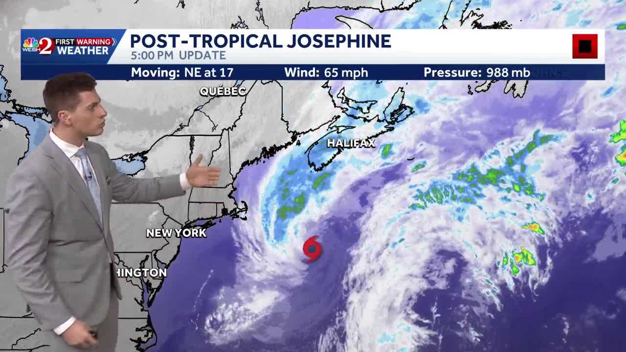 Josephine become post-tropical; continues to move away from US coast — WESH 2 Orlando, Altamonte Springs Community news