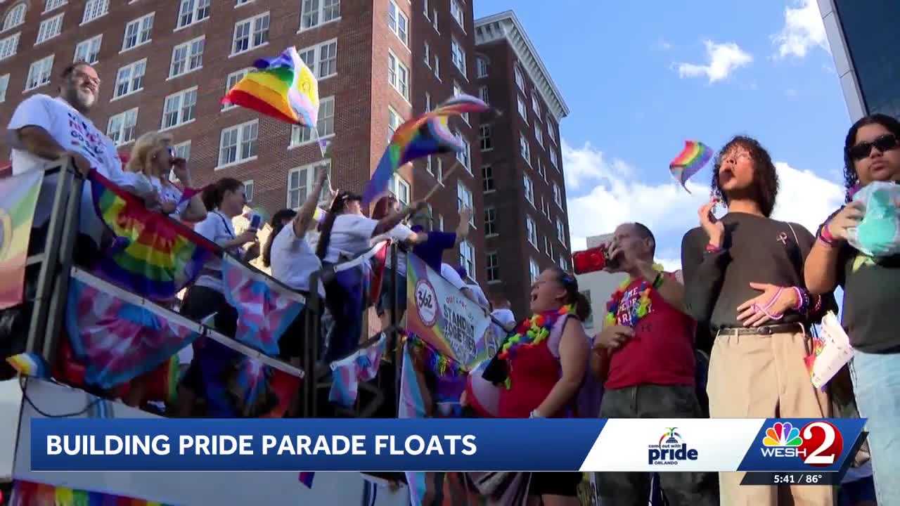 Inside the Central Florida workshop helping create floats for Come Out With Pride — WESH 2 Orlando, Altamonte Springs Business news