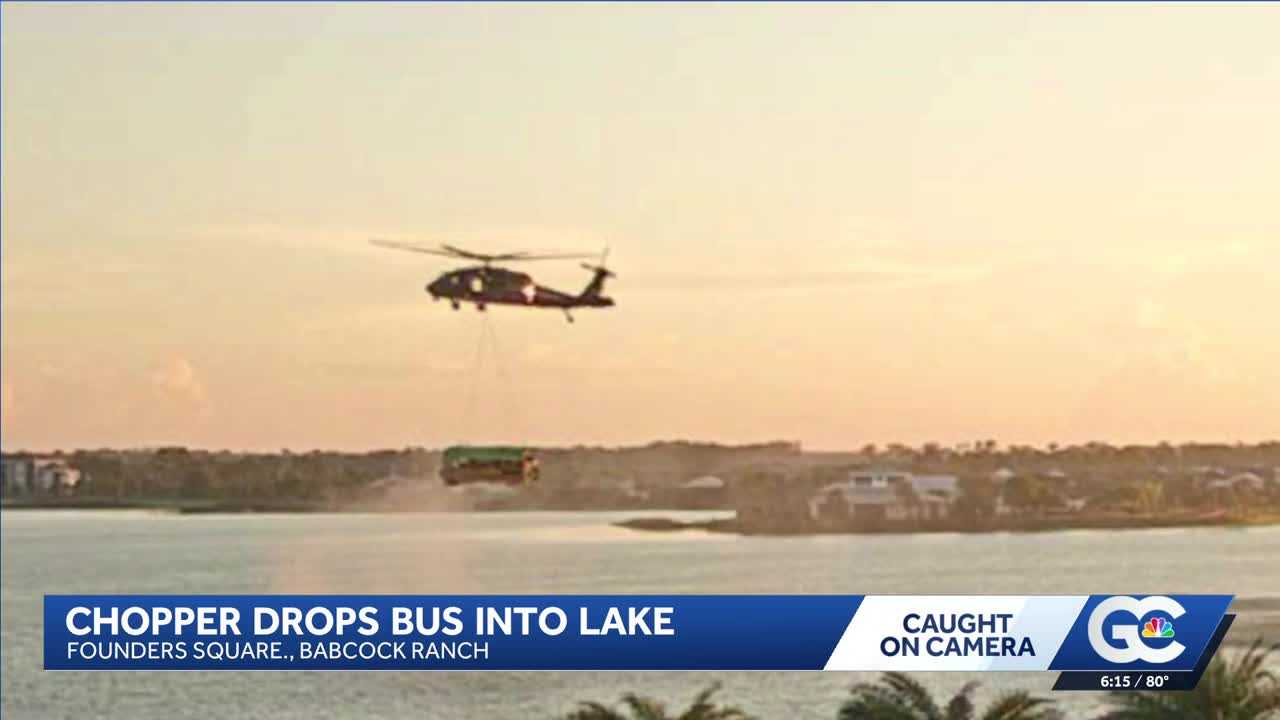 A Black Hawk carrying a school bus over Florida town had residents asking one question: Why? — WESH 2 Orlando, Altamonte Springs Schools news