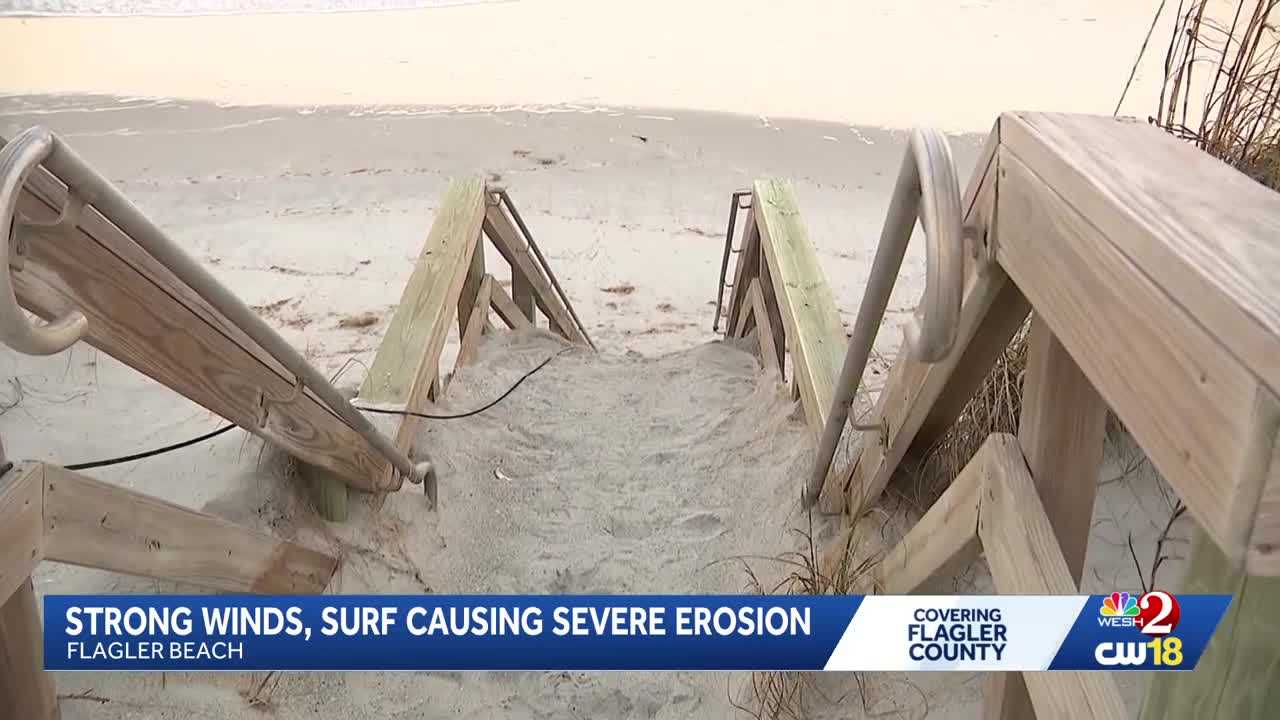 Flagler County coastline sees significant erosion due to recent strong winds, surf — Altamonte Springs Community news