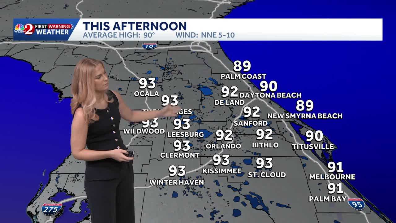 Scattered storms to start the week in Central Florida — WESH 2 Orlando, Altamonte Springs Community news