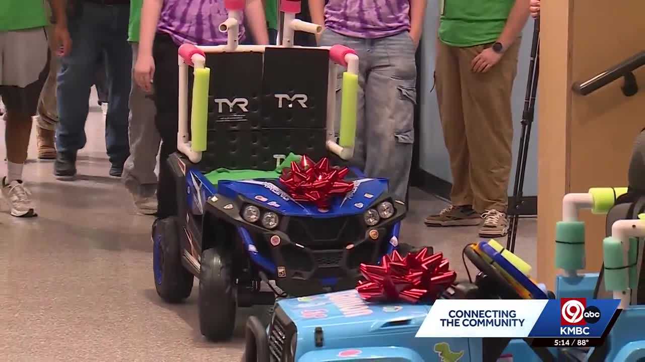 High school robotics students modify 6-volt toy cars for children with mobility challenges — WESH 2 Orlando, Altamonte Springs Schools news