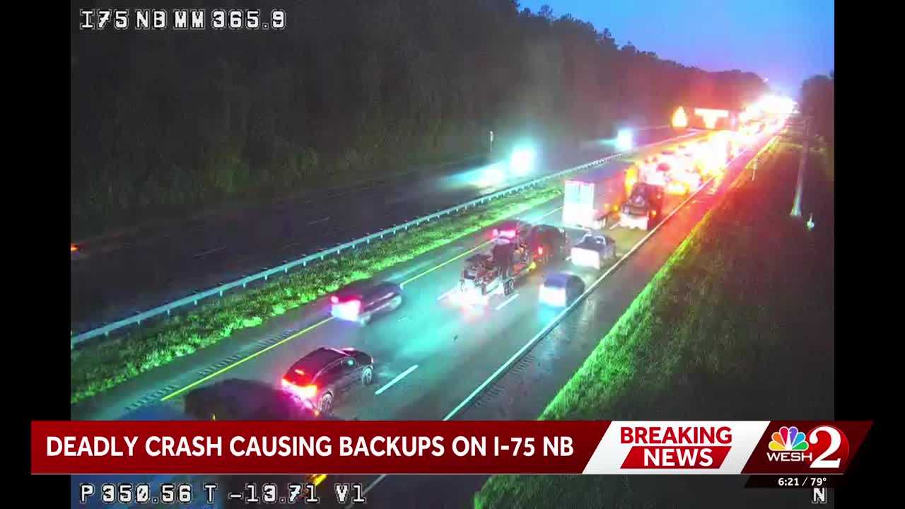Deadly crash causing backups on I-75 northbound in Marion County — WESH 2 Orlando, Altamonte Springs Community news