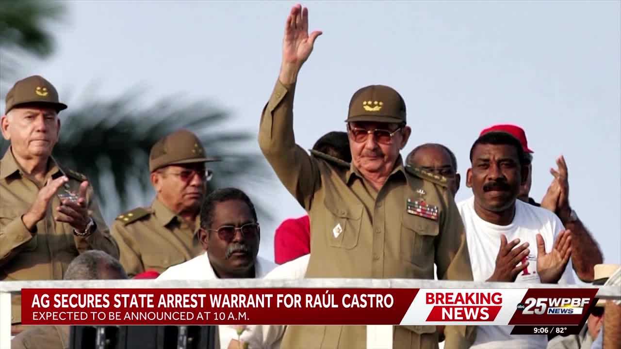 Florida attorney general announces arrest warrant for Raul Castro in Miami — WESH 2 Orlando, Altamonte Springs Community news